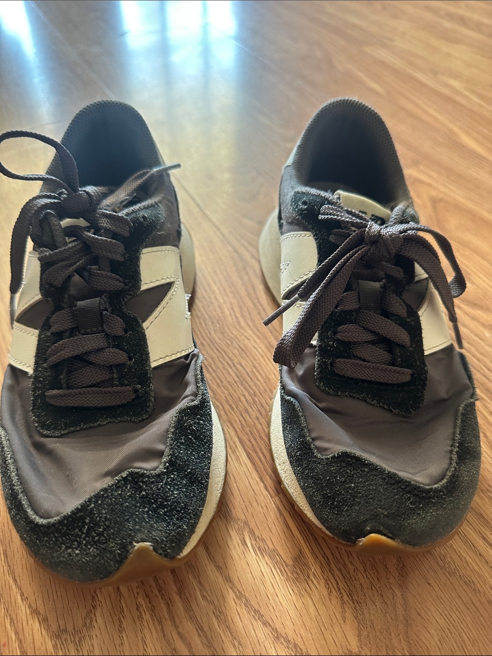 New Balance Black and Grey Athletic Sneakers